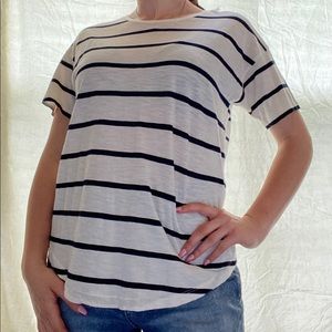 Madewell striped navy & white crew neck!